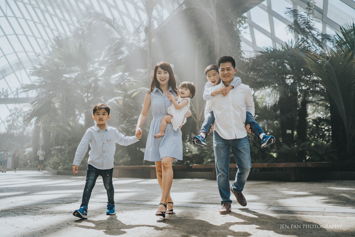 Family in the Garden